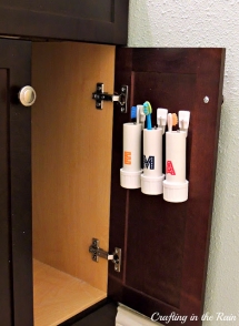 PVC Pipe Toothbrush Holders - Organization Products & Ideas