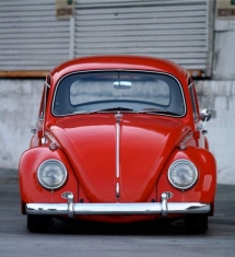 Red VW Beetle - Cars & Motorcyles