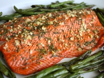 Rosemary and Garlic Roasted Salmon - Food & Drink