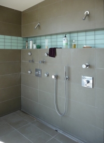 Shower wall ledge - New Bathroom?