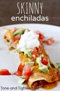 Slow Cooker Skinny Chicken Enchiladas - Healthy Eating