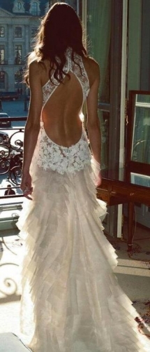 Stunning low back wedding dress - Unassigned