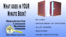 Why Does a Company Need to Set Up a Minute Book - Ontario Business Information
