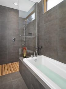 Wooden shower floor - New Bathroom?