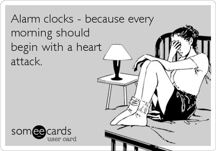 Alarm clock humor