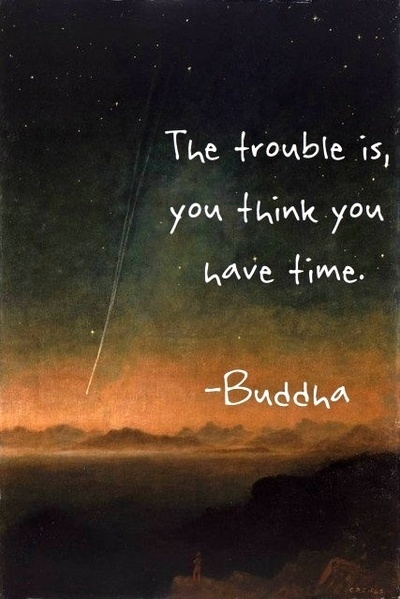 All the time in the world....