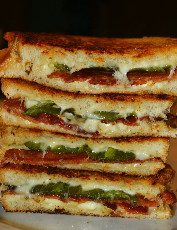 Bacon & Jalapeno Popper Grilled Cheese Sandwiches - Image 2