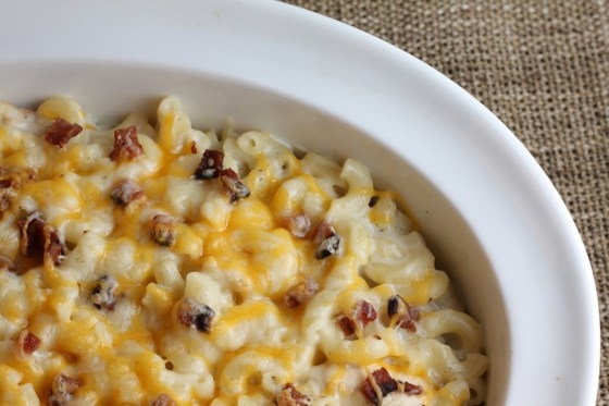 Bacon, Ranch, & Chicken Mac & Cheese