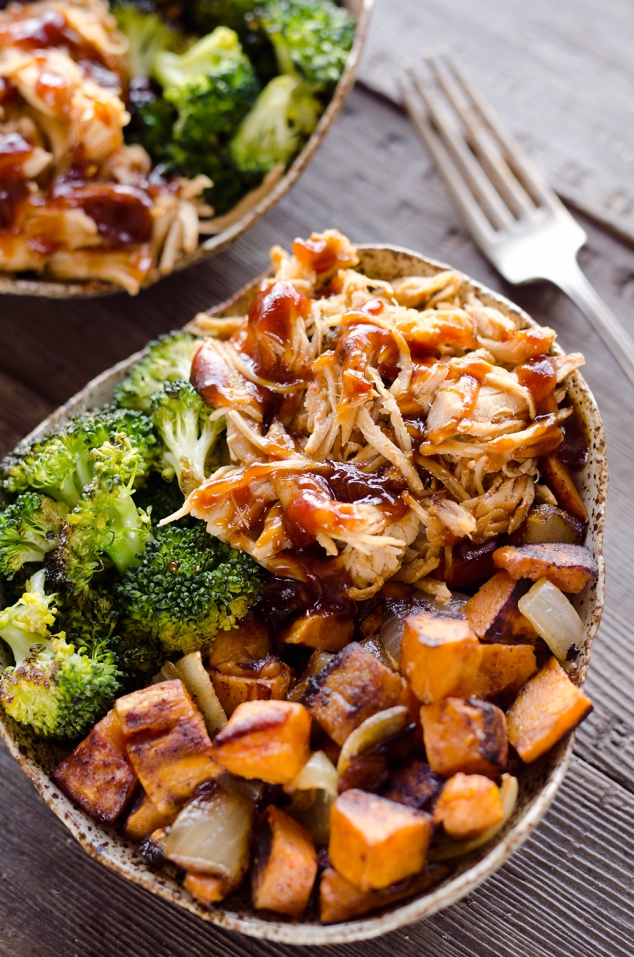 BBQ Chicken and Roasted Sweet Potato Bowls - Image 2