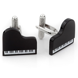 Black Piano Cufflinks