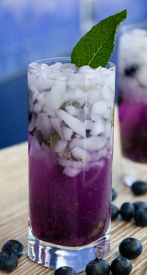 Blueberry Lavender Mojito