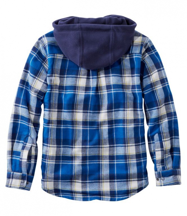 Boys' Fleece-Lined Flannel Shirt - Image 3
