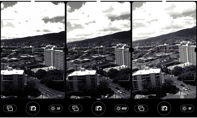 Camera Noir app for iOS