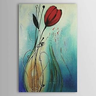 Charming Flower Oil Painting Free Shipping