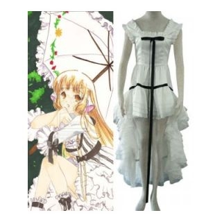 Chobits Chi White Womens Cosplay Costume