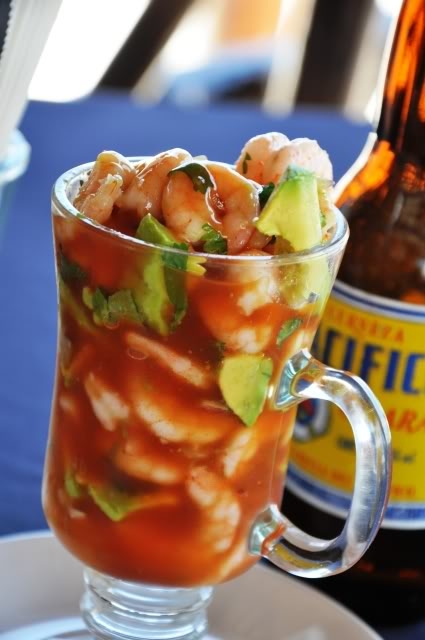 Coctel De Camarones (Mexican shrimp cocktail) - FaveThing.com
