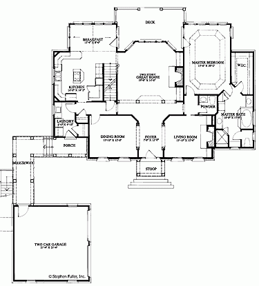 Colonial Country Home [house plan] - Image 2