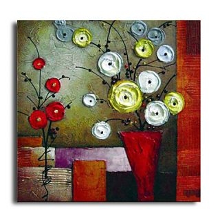 Colorful Flowers and Vases Oil Painting Free Shipping