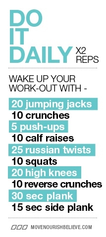 Daily Wake Up Workout