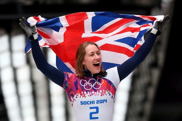 Elizabeth Yarnold wins Britain's first gold medal in women's skeleton at Sochi games