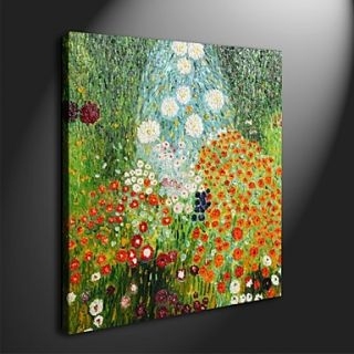 Farm Garden Oil Painting by Gustav Klimt Free Shipping