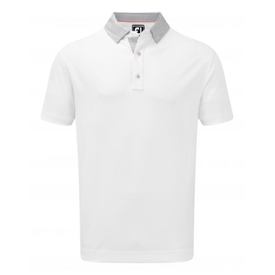 Footjoy Stretch Pique Woven Buttondown Collar Golf Shirt - Image 3