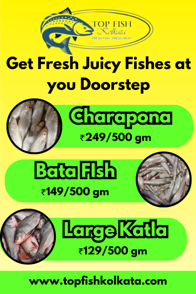 Get Fresh Fishes online in Kolkata