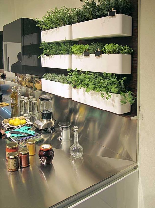Herb garden in kitchen in Ideas for the home