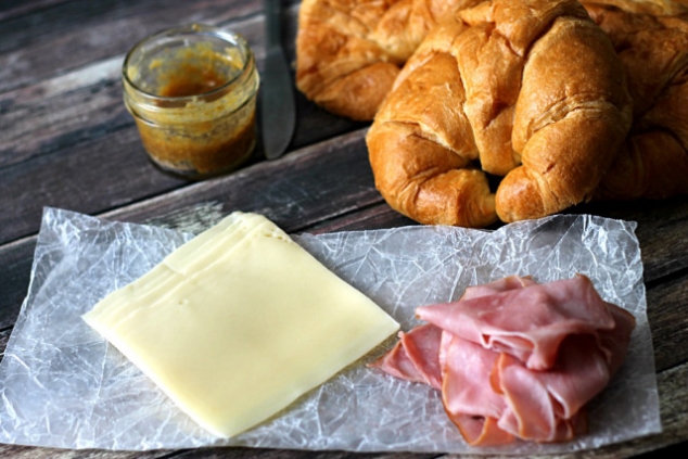 Hot Ham & Swiss Croissants