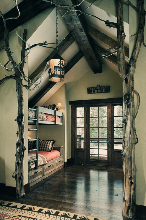 Indoor trees for rustic decor
