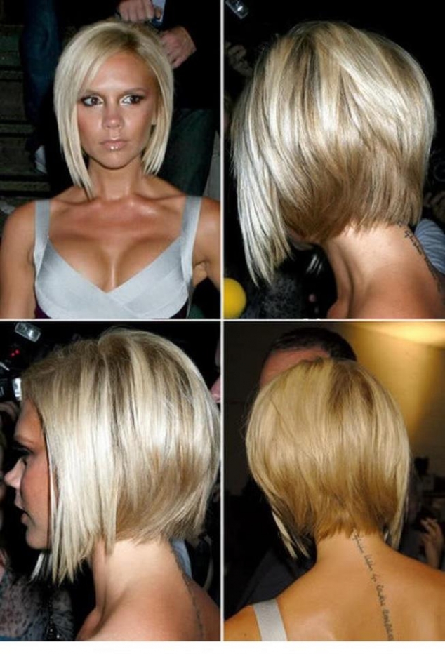 Inverted bob hairstyle