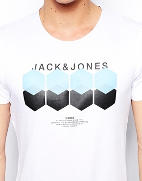Jack & Jones T-Shirt With Core Print - Image 3