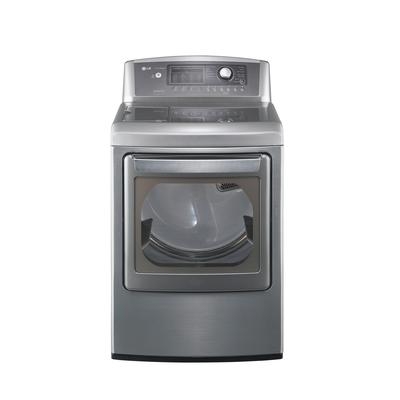 LG - 7.3 Cubic Feet Electric Dryer With Steam