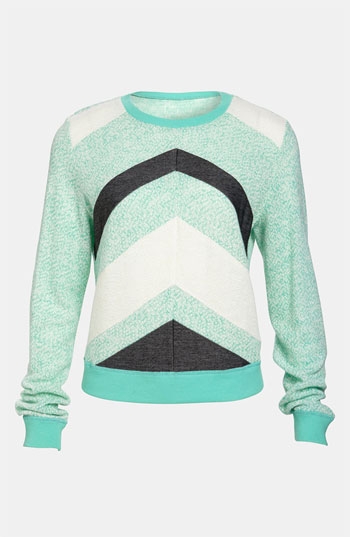 Lucca Couture Chevron Stripe Sweater