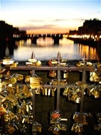 Ponte Vecchio love padlocks
