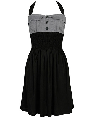 Cute 50's inspired Halter Dress