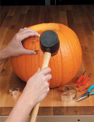 Cookie Cutter Pumpkin Carving