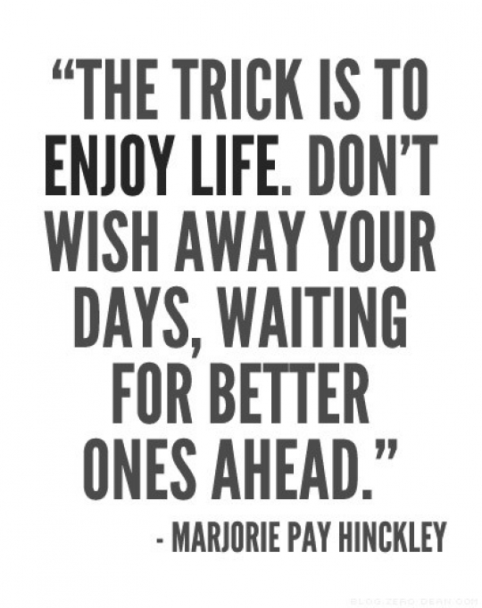 Fantastic quote from Marjorie Pay Hinckley