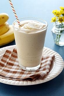 Peanut Butter and Banana Protein Smoothie!! 