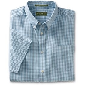 Relaxed Fit Wrinkle-Free Pinpoint Pattern Oxford Shirt
