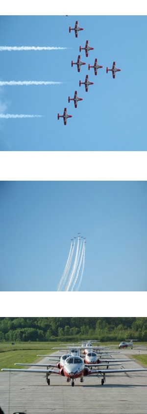 Snowbirds in Orillia for Canada Day weekend