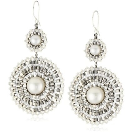 Fresh Water Pearl & Sterling Silver Earrings