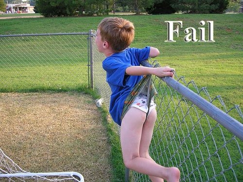 That Awkward Moment When You Wedgie Yourself On A Fence In Front Of  Everyone & Someone Puts It On  