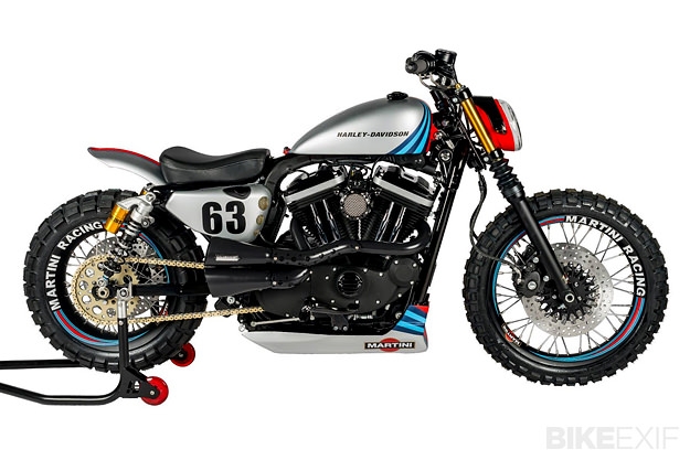 Martini Harley XL883R by Shaw Speed & Custom - Image 2