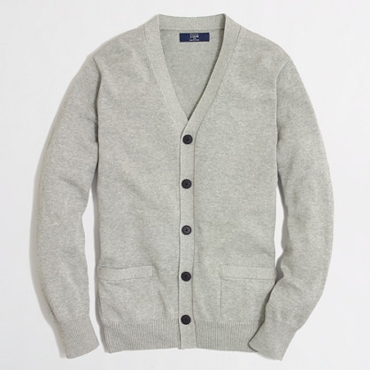 Men's cotton cardigan sweater
