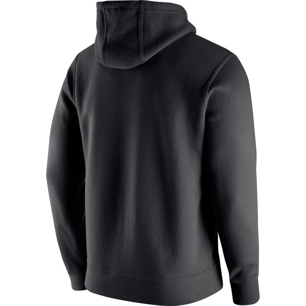 Men's Nike Black Oakland Raiders Club Fleece Logo Pullover Hoodie - Image 3