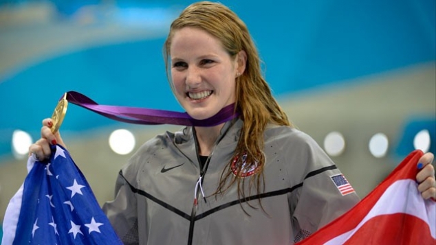 Missy Franklin - First Individual Gold Medal for USA
