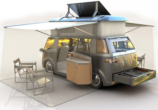 Modern reinterpretation of the classic VW Westfalia camper van - Image 2