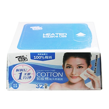 Natural Removing Cotton Pads with Removing Lotion