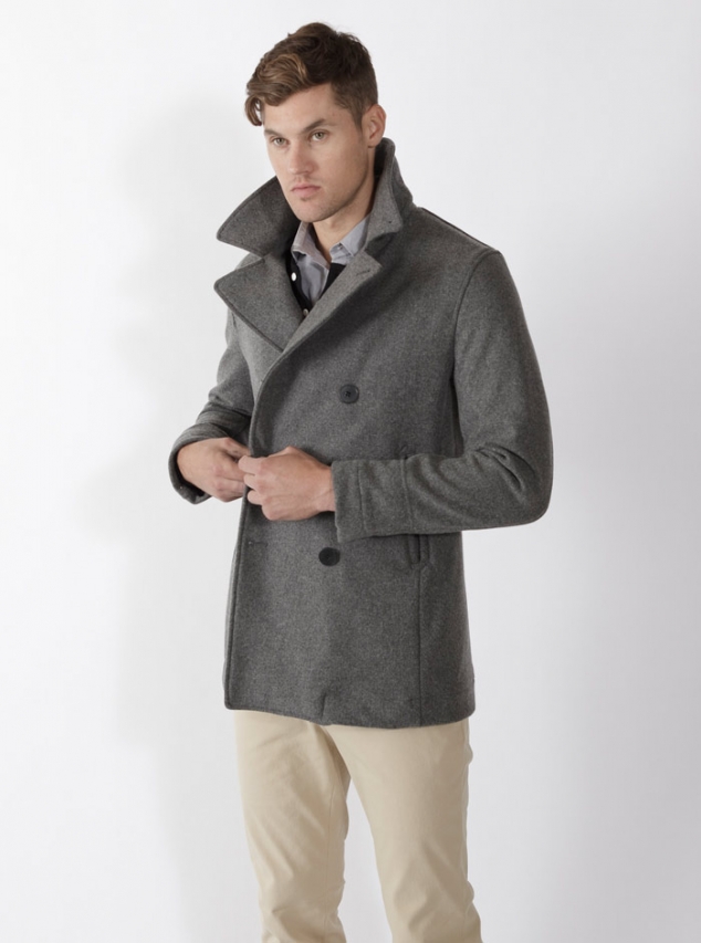 Outlier Liberated Wool Peacoat - Image 2